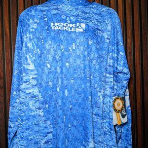 Hook & Tackle Long Sleeve Hoodie Shirt XL